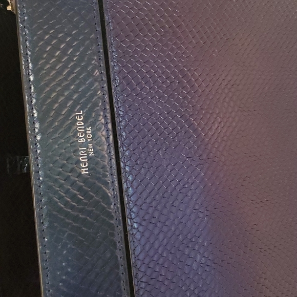 HENRI BENDELπHPπ Bijoux Satchel Metallic Snake Pattern! RARE! πππππππ - Picture 4 of 16